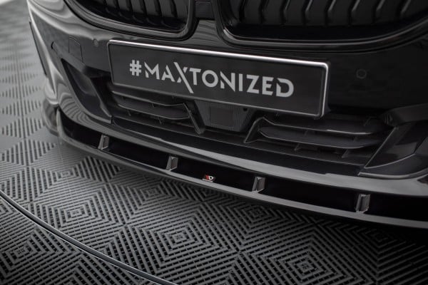 MAXTON DESIGN - Spoiler pod predný nárazník V.3 vhodné pre BMW 2 COUPE G42,Čierny lesk – Obrázok 4