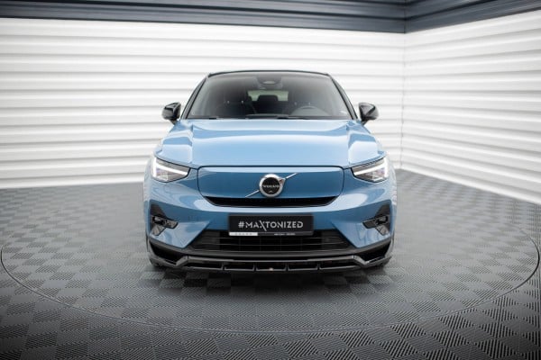 MAXTON DESIGN - Spoiler pod predný nárazník VOLVO C40 MK1 ,Čierny lesk – Obrázok 4
