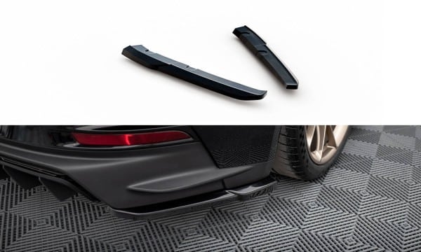 MAXTON DESIGN - Bočné difúzory zadného nárazníka PORSCHE 911 992 GT3 ,Čierny lesk
