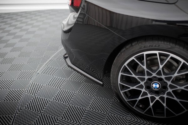 MAXTON DESIGN - Bočné difúzory zadného nárazníka V.1 vhodné pre BMW 2 COUPE G42,Čierny lesk – Obrázok 2