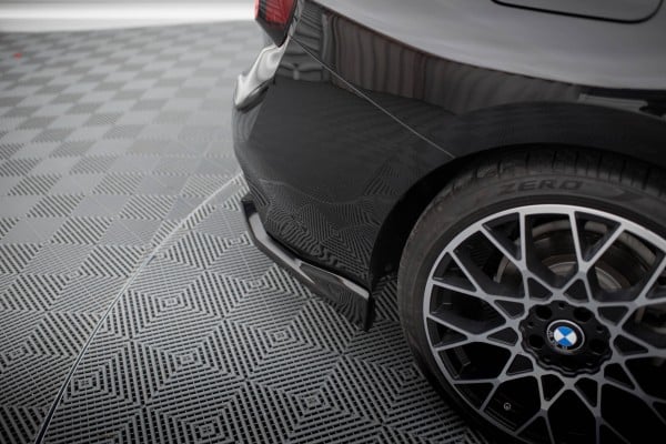 MAXTON DESIGN - Bočné difúzory zadného nárazníka V.2 vhodné pre BMW 2 COUPE G42,Čierny lesk – Obrázok 2