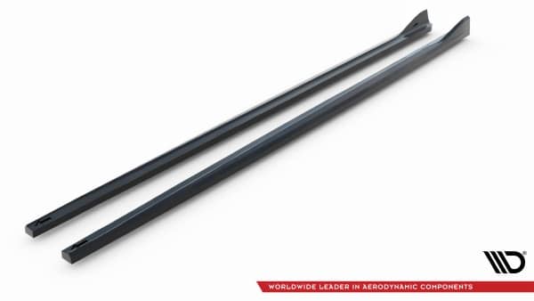 MAXTON DESIGN - Lišty pod bočné prahy V.2 vhodné pre BMW 2 COUPE G42,Čierny lesk – Obrázok 5