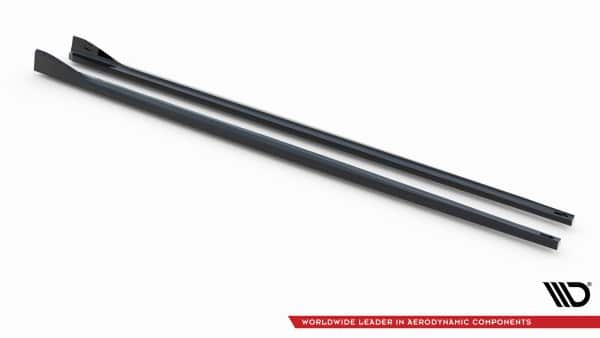 MAXTON DESIGN - Lišty pod bočné prahy V.2 vhodné pre BMW 2 COUPE G42,Čierny lesk – Obrázok 6