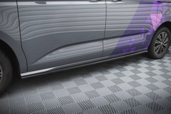 MAXTON DESIGN - Lišty pod bočné prahy VOLKSWAGEN MULTIVAN T7 ,Čierny lesk – Obrázok 3