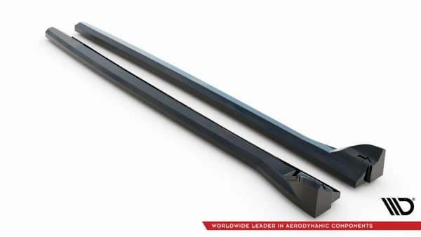 MAXTON DESIGN - Lišty pod bočné prahy VOLVO C40 MK1 ,Čierny lesk – Obrázok 6