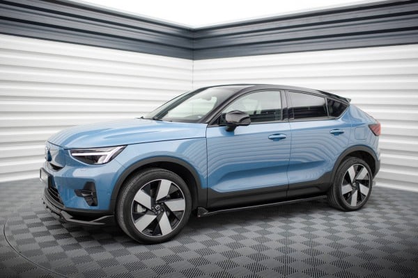 MAXTON DESIGN - Lišty pod bočné prahy VOLVO C40 MK1 ,Čierny lesk – Obrázok 2