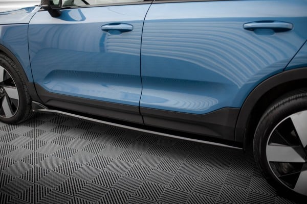MAXTON DESIGN - Lišty pod bočné prahy VOLVO C40 MK1 ,Čierny lesk – Obrázok 4