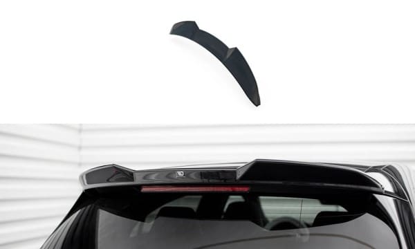 MAXTON DESIGN - Predlženie spoilera 3D MERCEDES-BENZ A AMG-LINE W176 FACELIFT ,Čierny lesk