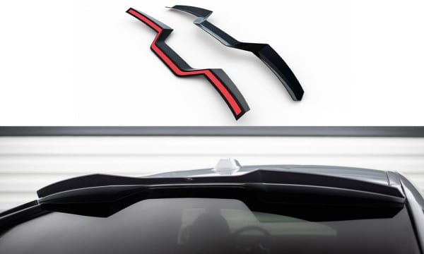 MAXTON DESIGN - Predlženie spoilera BMW X6 M-PACK G06 / X6 M F96, Čierny lesk