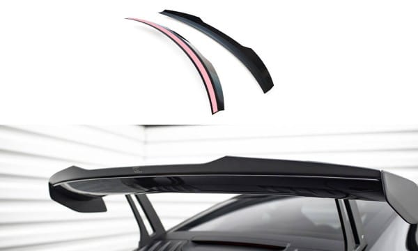 MAXTON DESIGN - Predlženie spoilera  PORSCHE 911 992 GT3 ,Čierny lesk