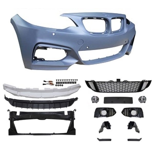 Predný nárazník s hmlovkamia otvorom pre PDC ,  - BMW 2 Series /  F22 / F23, 2013-2017