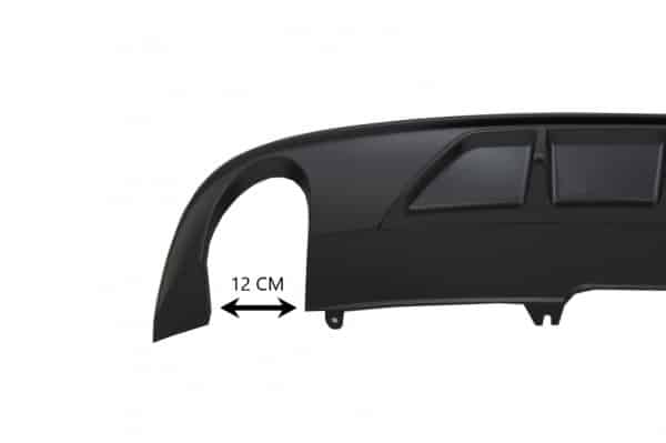 Difuzor zadného nárazníku Audi A4 B9 Štandard (2016-2018) – Obrázok 3