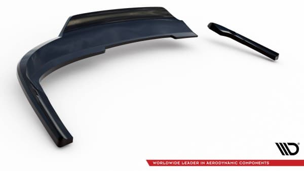 MAXTON DESIGN - Spoiler pod zadný nárazník  AUDI A4 COMPETITION AVANT B8 FACELIFT, Čierny lesk – Obrázok 8