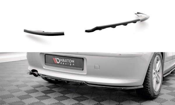 MAXTON DESIGN - Spoiler pod zadný nárazník  vhodné pre BMW 1 E81 FACELIFT ,Čierny lesk