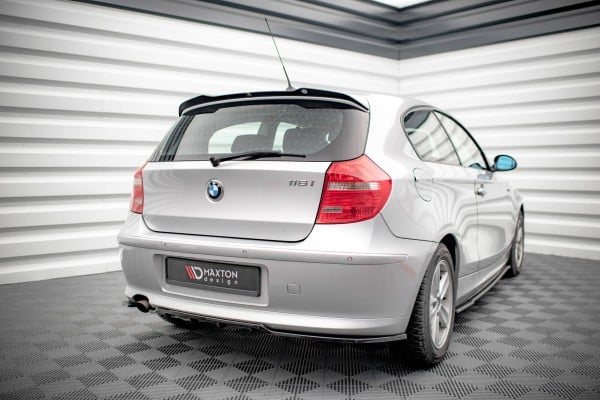 MAXTON DESIGN - Spoiler pod zadný nárazník  vhodné pre BMW 1 E81 FACELIFT ,Čierny lesk – Obrázok 2