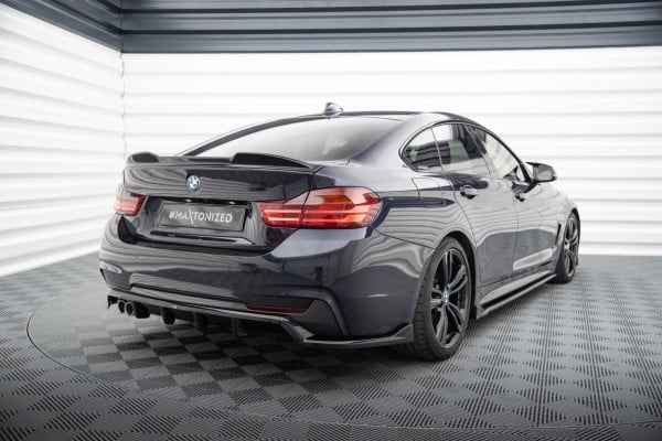 MAXTON DESIGN - Spoiler pod zadný nárazník  vhodné pre BMW 4 GRAN COUPE M-PACK F36 ,Čierny lesk – Obrázok 2