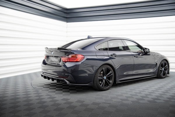 MAXTON DESIGN - Spoiler pod zadný nárazník  vhodné pre BMW 4 GRAN COUPE M-PACK F36 ,Čierny lesk – Obrázok 4