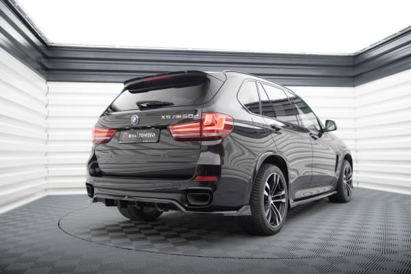 MAXTON DESIGN - Spoiler pod zadný nárazník vhodné pre BMW X5 M-PACK F15, Čierny lesk – Obrázok 2
