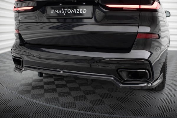 MAXTON DESIGN - Spoiler pod zadný nárazník vhodné pre BMW X7 M-PACK G07 FACELIFT, Čierny lesk – Obrázok 9