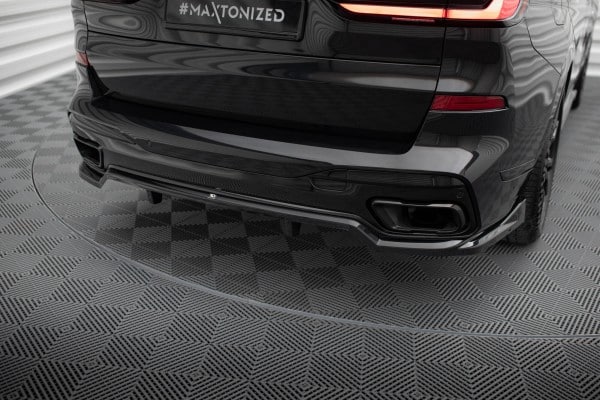 MAXTON DESIGN - Spoiler pod zadný nárazník vhodné pre BMW X7 M-PACK G07 FACELIFT, Čierny lesk – Obrázok 7