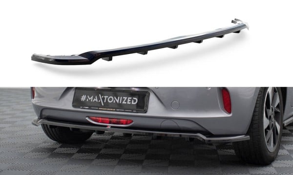 MAXTON DESIGN - Spoiler pod zadný nárazník OPEL CORSA F ( MK6), Čierny lesk