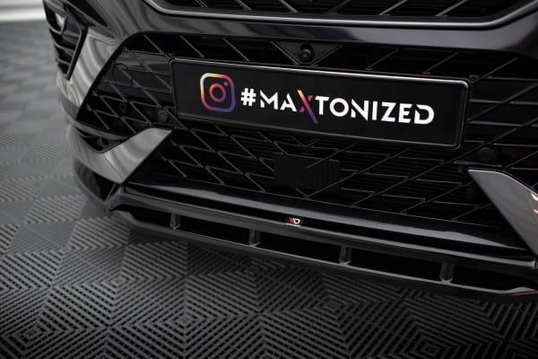 MAXTON DESIGN - Spoiler pod predný nárazník CUPRA ATECA MK1 FACELIFT, Čierny lesk – Obrázok 2