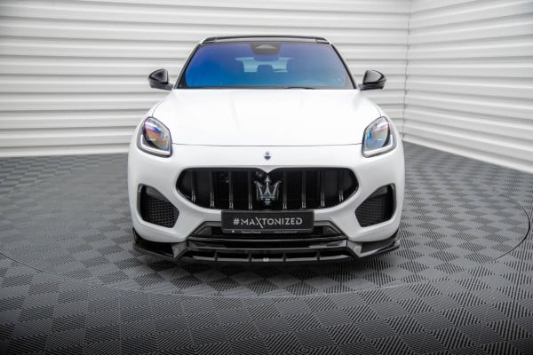 MAXTON DESIGN - Spoiler pod predný nárazník MASERATI GRECALE GT / MODENA MK1, Čierny lesk – Obrázok 2