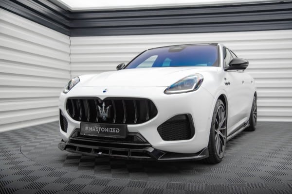 MAXTON DESIGN - Spoiler pod predný nárazník MASERATI GRECALE GT / MODENA MK1, Čierny lesk – Obrázok 4