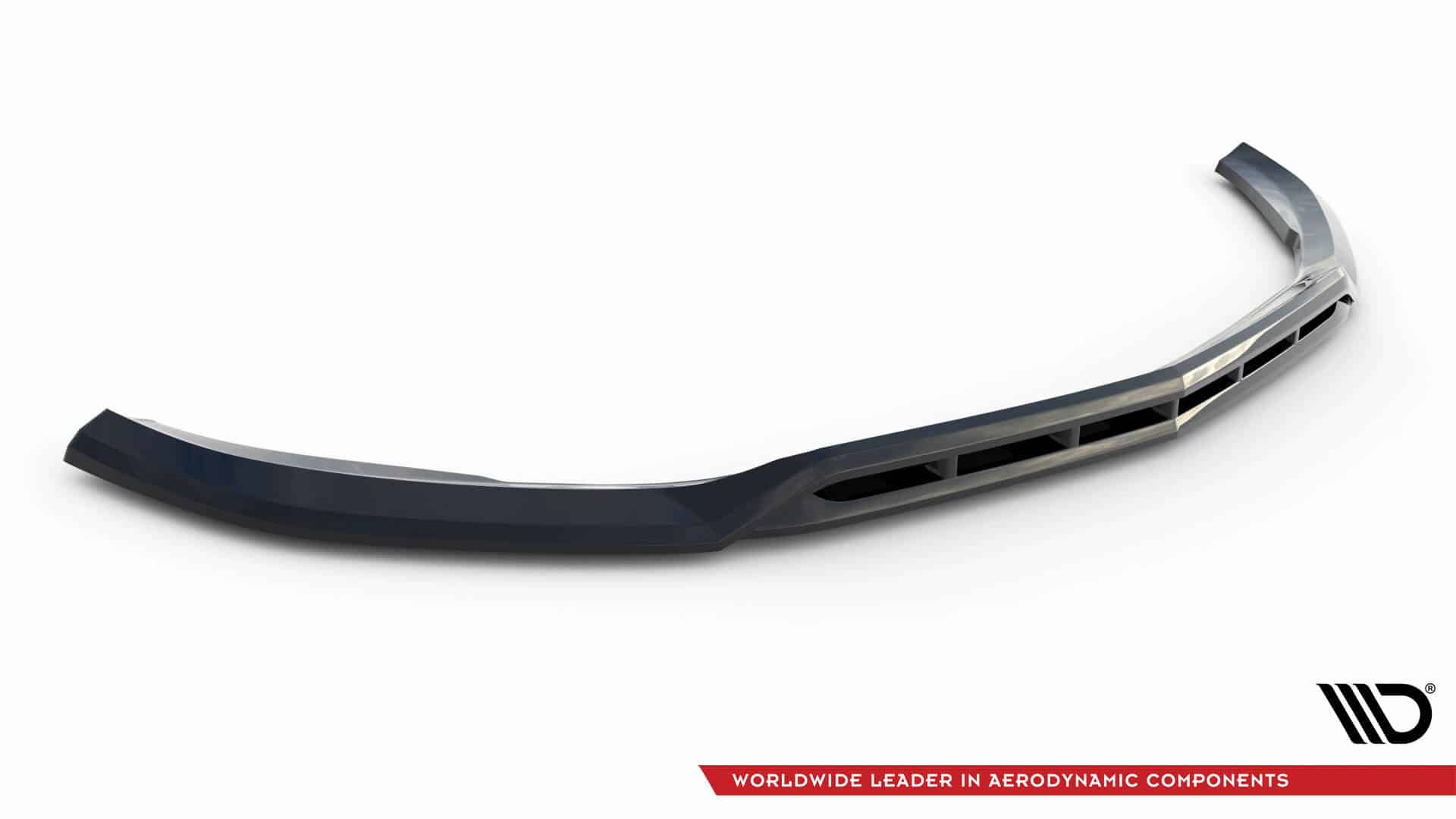MAXTON DESIGN - Spoiler pod predný nárazník MERCEDES-AMG GLC 63 SUV / COUPE X253 / C253, Čierny lesk – Obrázok 5