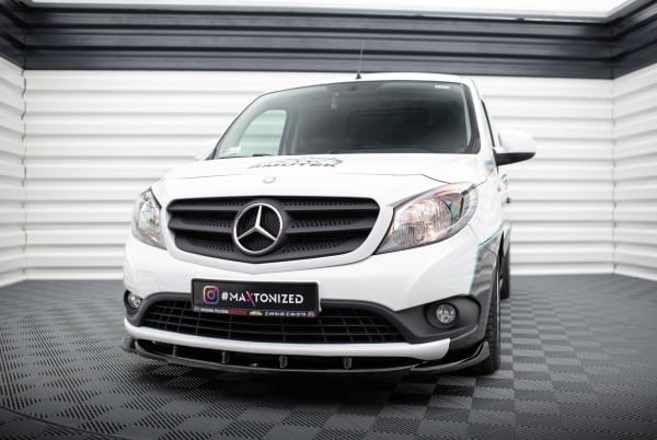 MAXTON DESIGN - Spoiler pod predný nárazník MERCEDES-BENZ CITAN MK1 ,Čierny lesk – Obrázok 2