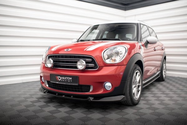 MAXTON DESIGN - Spoiler pod predný nárazník  MINI COOPER COUNTRYMAN R60 FACELIFT, Čierny lesk – Obrázok 3