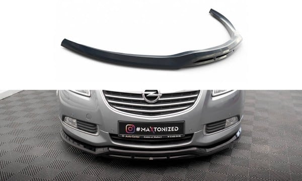 MAXTON DESIGN - Spoiler pod predný nárazník  OPEL INSIGNIA OPC-LINE MK1 ,Čierny lesk