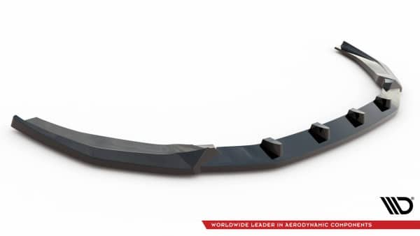 MAXTON DESIGN - Spoiler pod predný nárazník V.2 AUDI RS4 B9 FACELIFT ,Čierny lesk – Obrázok 5