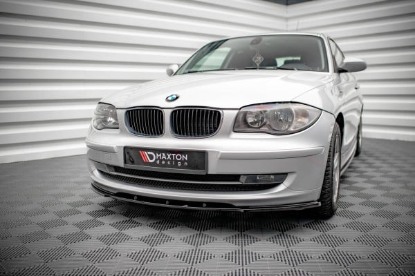 MAXTON DESIGN - Spoiler pod predný nárazník V.2 vhodné pre BMW 1 E81 FACELIFT ,Čierny lesk – Obrázok 3