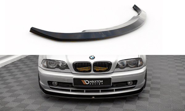 MAXTON DESIGN - Spoiler pod predný nárazník  vhodné pre BMW 3 COUPE E46 ,Čierny lesk