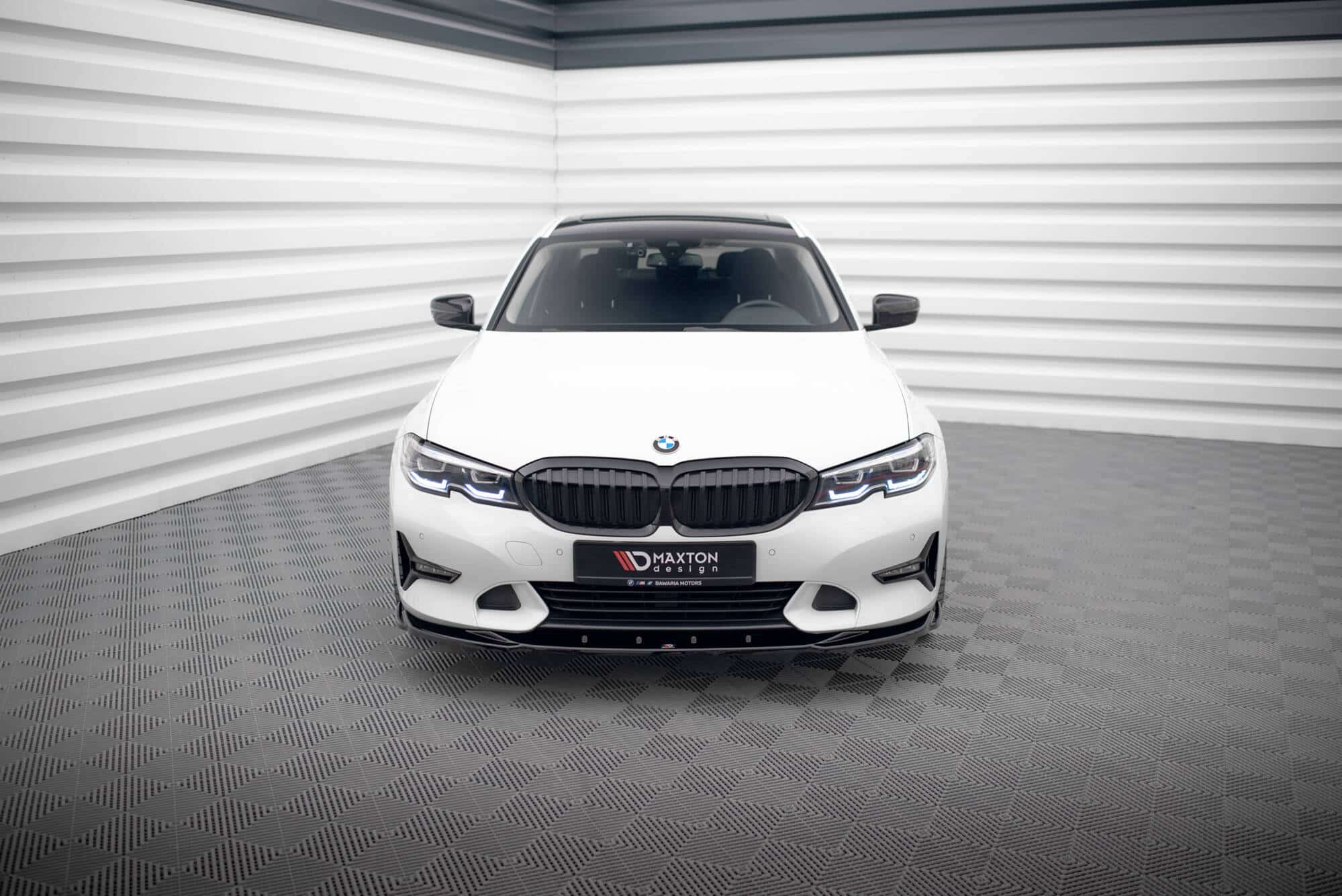 MAXTON DESIGN - Spoiler pod predný nárazník V.2 BMW 3 SPORT LINE G20 / G21 ,Čierny lesk – Obrázok 2
