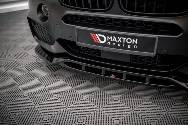 MAXTON DESIGN - Spoiler pod predný nárazník V.2 vhodné pre BMW X5 M-PACK F15 ,Čierny lesk – Obrázok 3