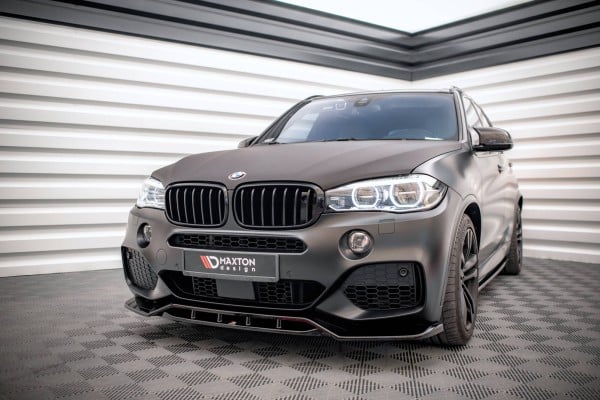 MAXTON DESIGN - Spoiler pod predný nárazník V.2 vhodné pre BMW X5 M-PACK F15 ,Čierny lesk – Obrázok 4