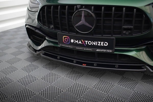 MAXTON DESIGN - Spoiler pod predný nárazník MERCEDES-AMG E63 W213 FACELIFT, Čierny lesk – Obrázok 2