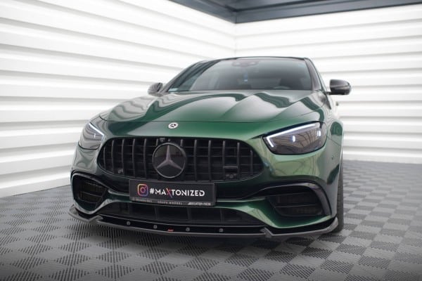 MAXTON DESIGN - Spoiler pod predný nárazník MERCEDES-AMG E63 W213 FACELIFT, Čierny lesk – Obrázok 3