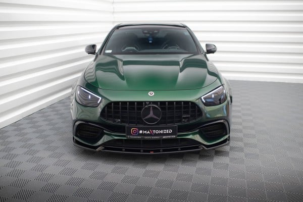 MAXTON DESIGN - Spoiler pod predný nárazník MERCEDES-AMG E63 W213 FACELIFT, Čierny lesk – Obrázok 4