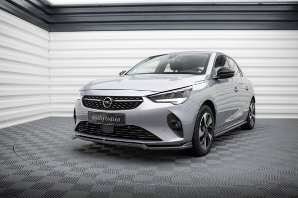 MAXTON DESIGN - Spoiler pod predný nárazník OPEL CORSA F ( MK6), Čierny lesk – Obrázok 3
