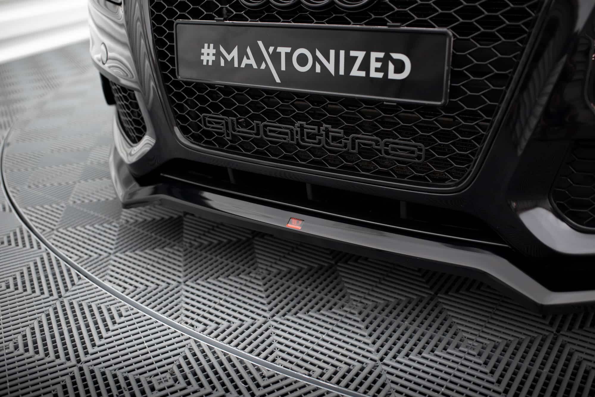 MAXTON DESIGN - Spoiler pod predný nárazník V.3 AUDI S5 / A5 S-LINE 8T, Čierny lesk – Obrázok 3