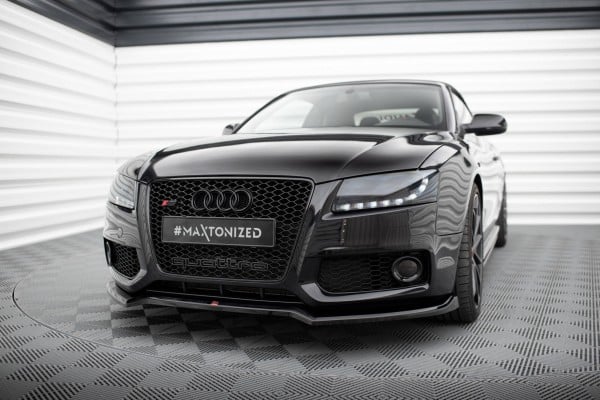 MAXTON DESIGN - Spoiler pod predný nárazník V.3 AUDI S5 / A5 S-LINE 8T, Čierny lesk – Obrázok 4