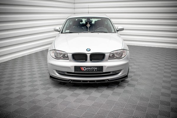 MAXTON DESIGN - Spoiler pod predný nárazník V.3 vhodné pre BMW 1 E81 FACELIFT ,Čierny lesk – Obrázok 2