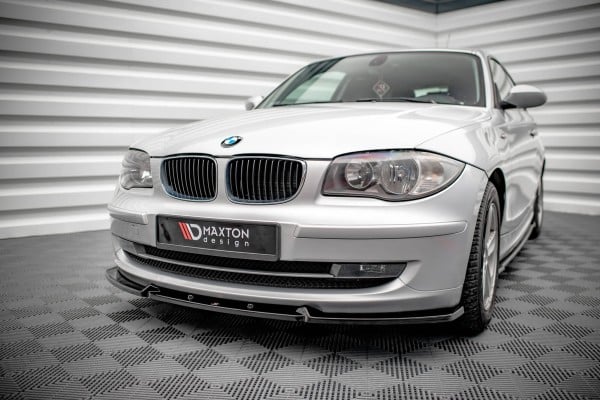 MAXTON DESIGN - Spoiler pod predný nárazník V.3 vhodné pre BMW 1 E81 FACELIFT ,Čierny lesk – Obrázok 3