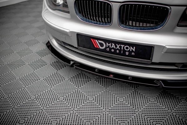 MAXTON DESIGN - Spoiler pod predný nárazník V.3 vhodné pre BMW 1 E81 FACELIFT ,Čierny lesk – Obrázok 4