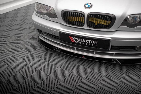 MAXTON DESIGN - Spoiler pod predný nárazník vhodné pre BMW 3 COUPE E46 ,Čierny lesk – Obrázok 3