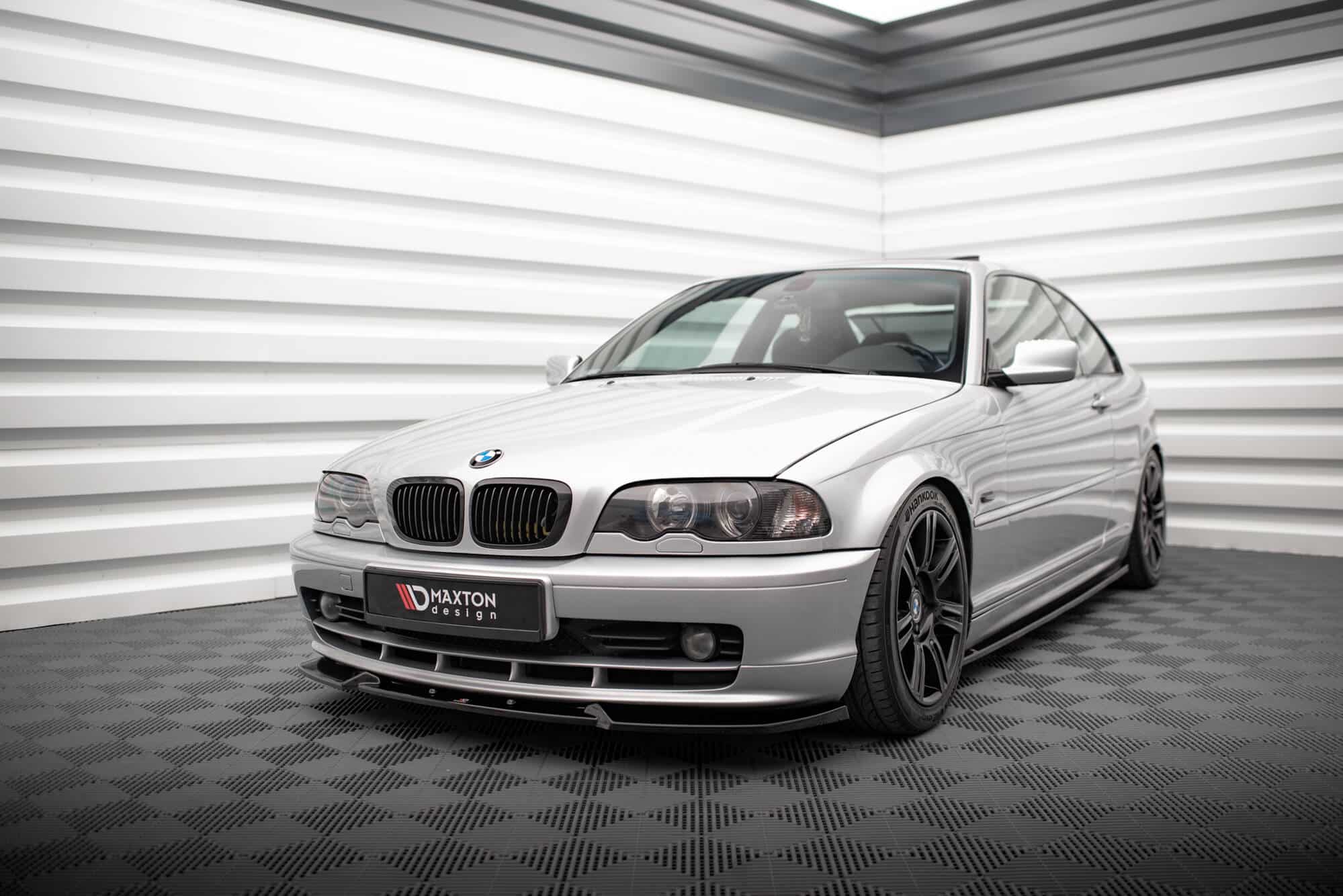 MAXTON DESIGN - Spoiler pod predný nárazník vhodné pre BMW 3 COUPE E46 ,Čierny lesk – Obrázok 4