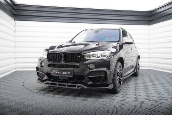 MAXTON DESIGN - Spoiler pod predný nárazník V.3 vhodné pre BMW X5 M-PACK F15, Čierny lesk – Obrázok 2